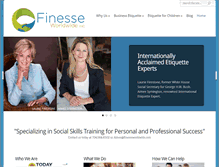 Tablet Screenshot of finesseworldwide.com